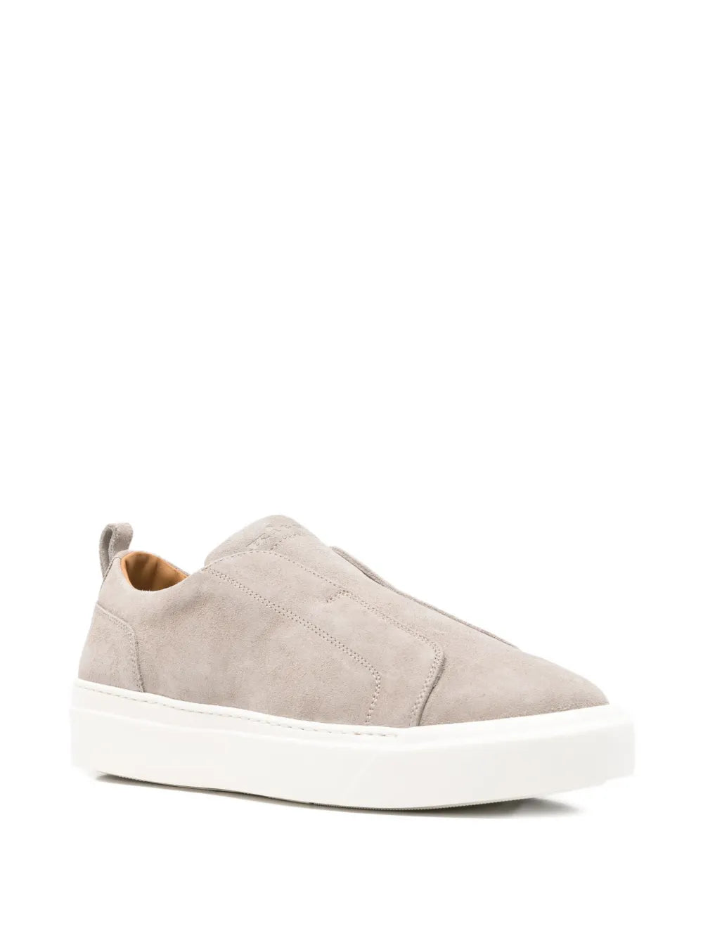 Kiton Slip-On Suede Sneakers