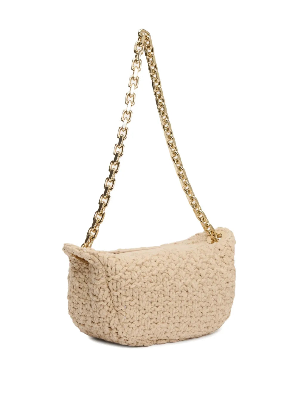 Fabiana Filippichain-strap knitted shoulder bag