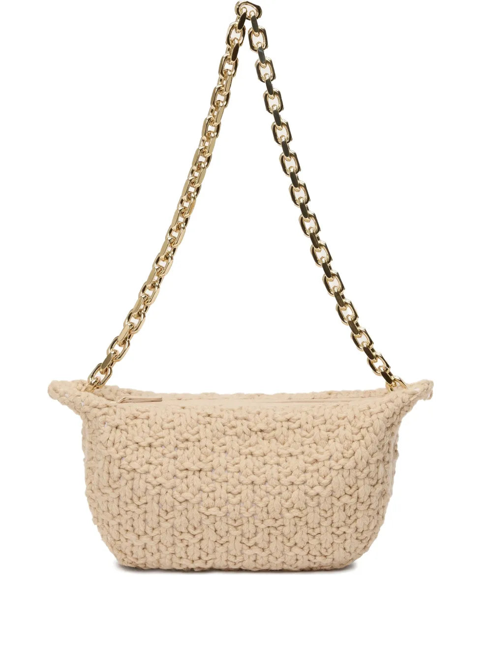 Fabiana Filippichain-strap knitted shoulder bag