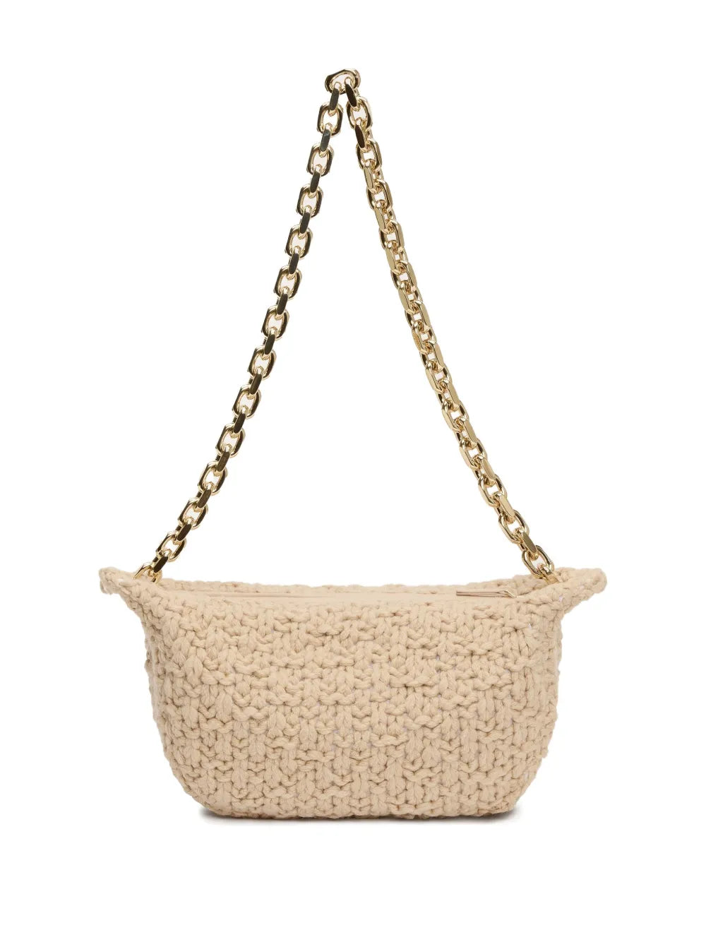 Fabiana Filippichain-strap knitted shoulder bag