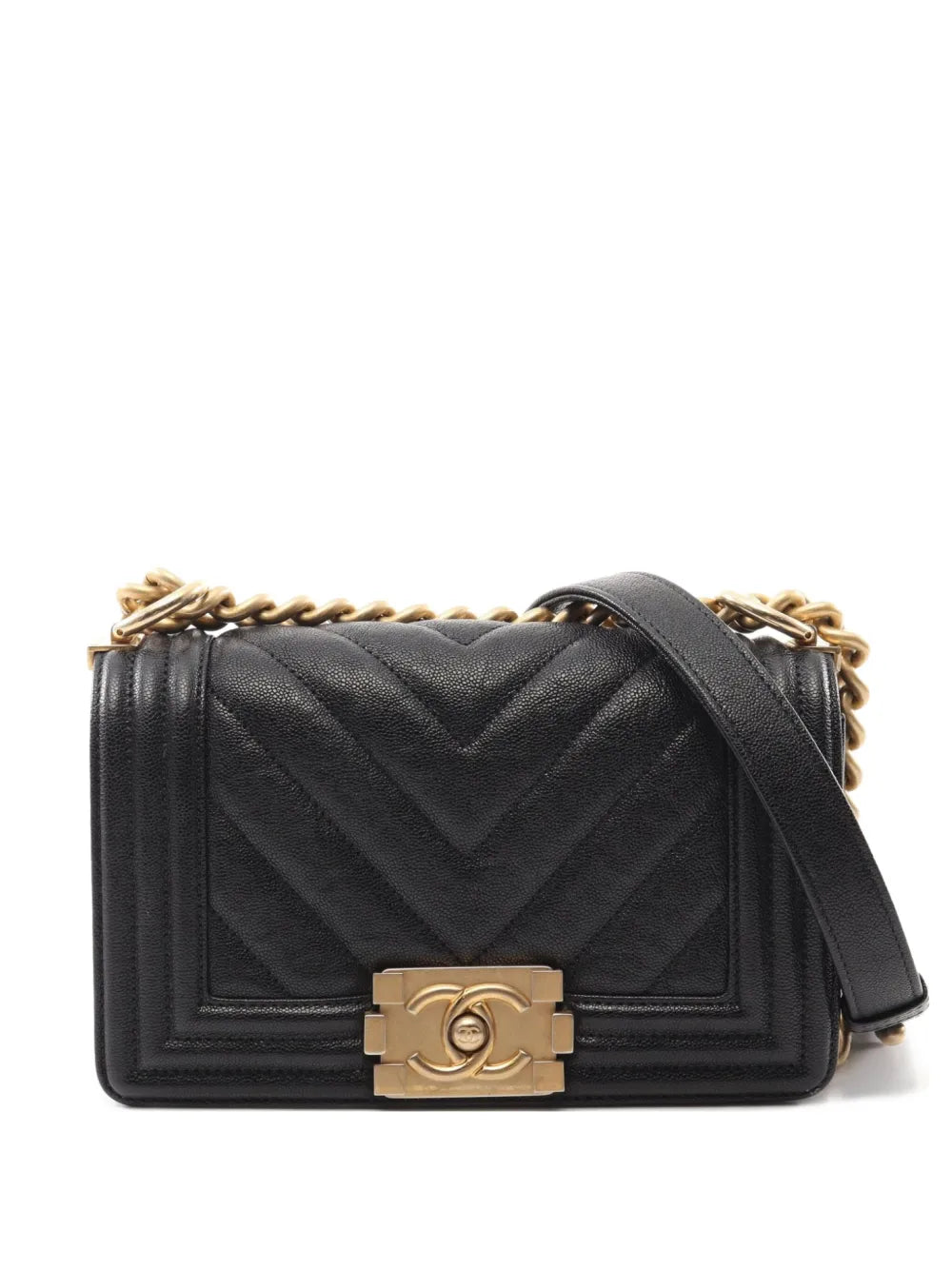 Pre-OwnedCHANEL Pre-Owned2018-2019 small Boy Chanel shoulder