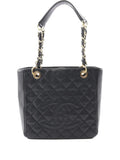 Pre-OwnedCHANEL Pre-Owned2012 Interlocking CC-logo tote bag