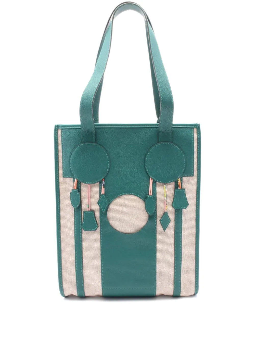 Pre-OwnedHermre-Owned2010s Dream catcher leather tote bag