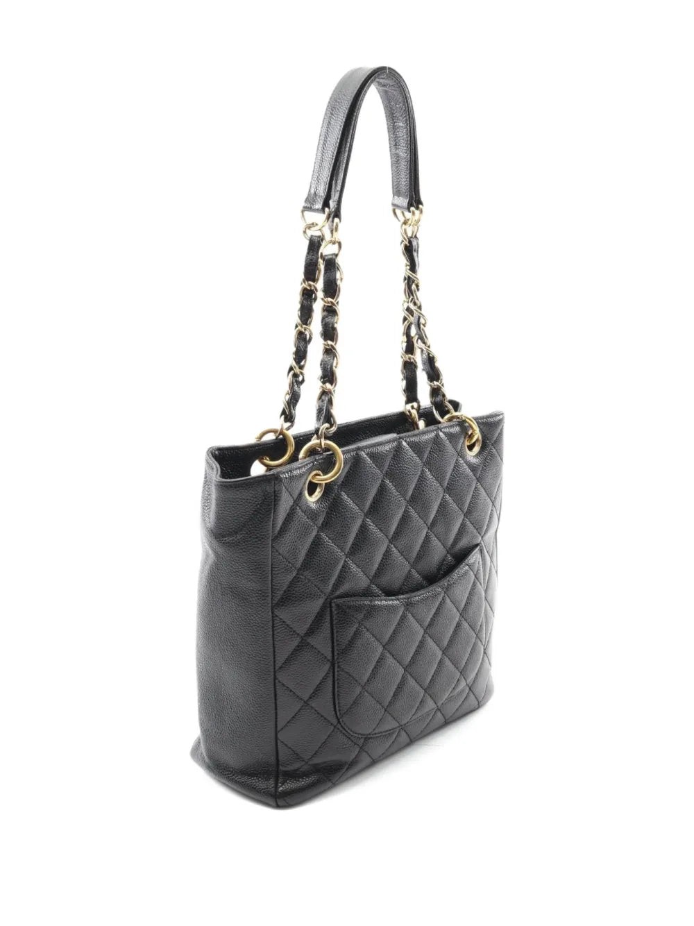 Pre-OwnedCHANEL Pre-Owned2003 Interlocking CC-logo tote bag