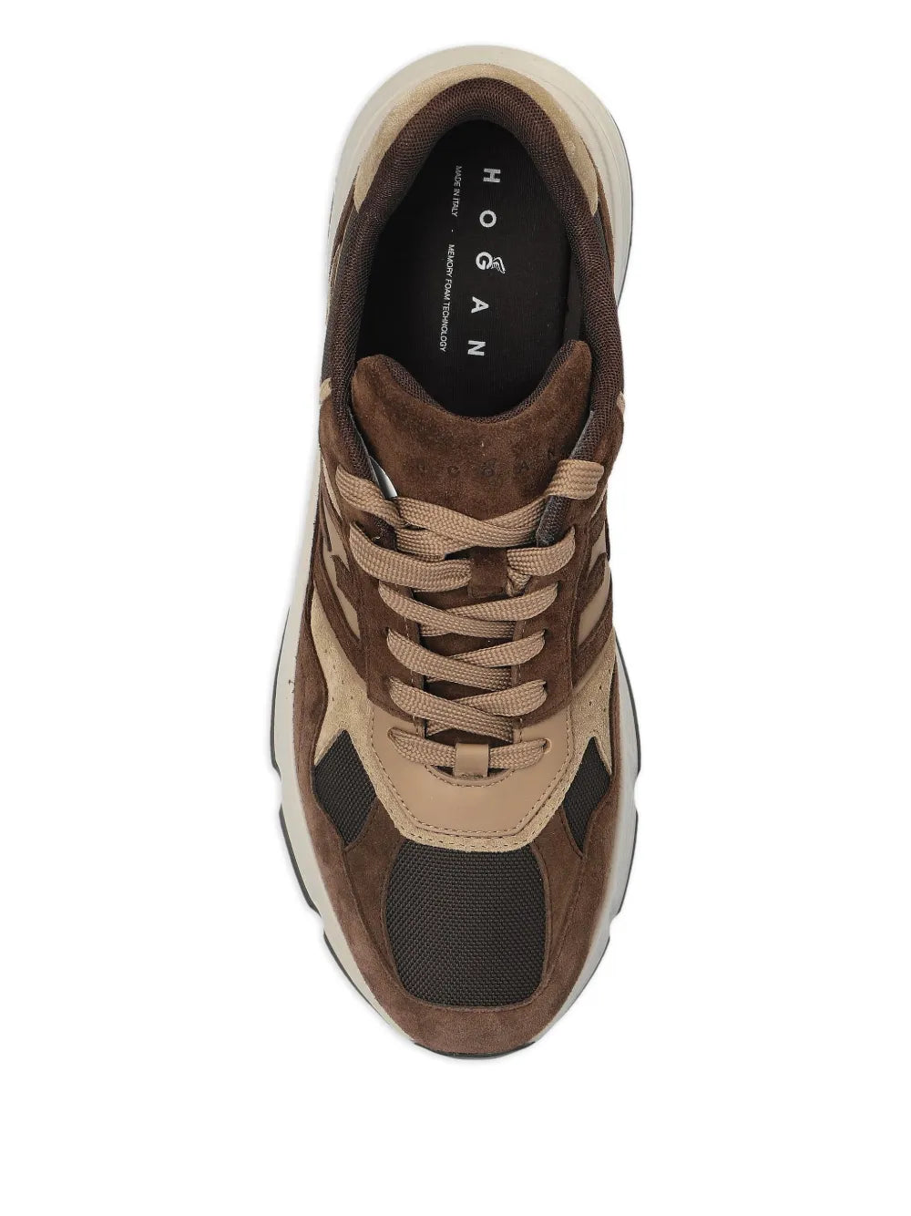 Hogan Suede-Leather Panel Sneakers