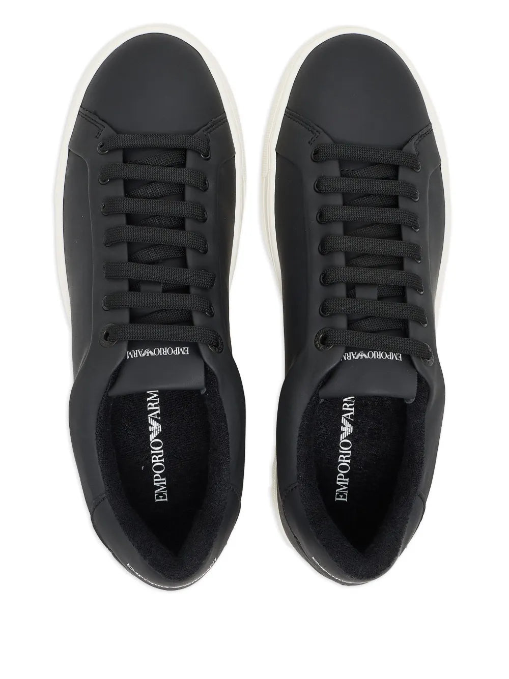 Emporio Armani Logo-Detail Lace-Up Sneakers