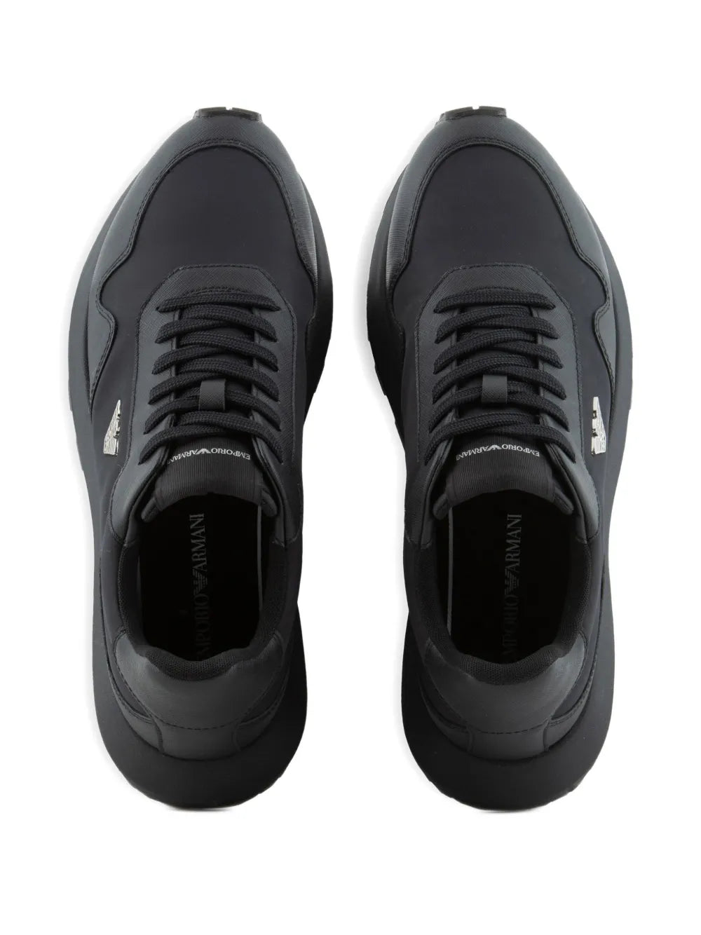 Emporio Armani Logo-Plaque Sneakers