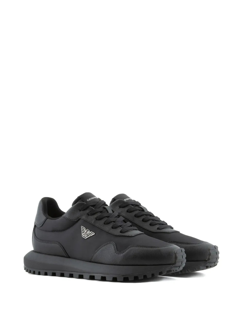 Emporio Armani Logo-Plaque Sneakers