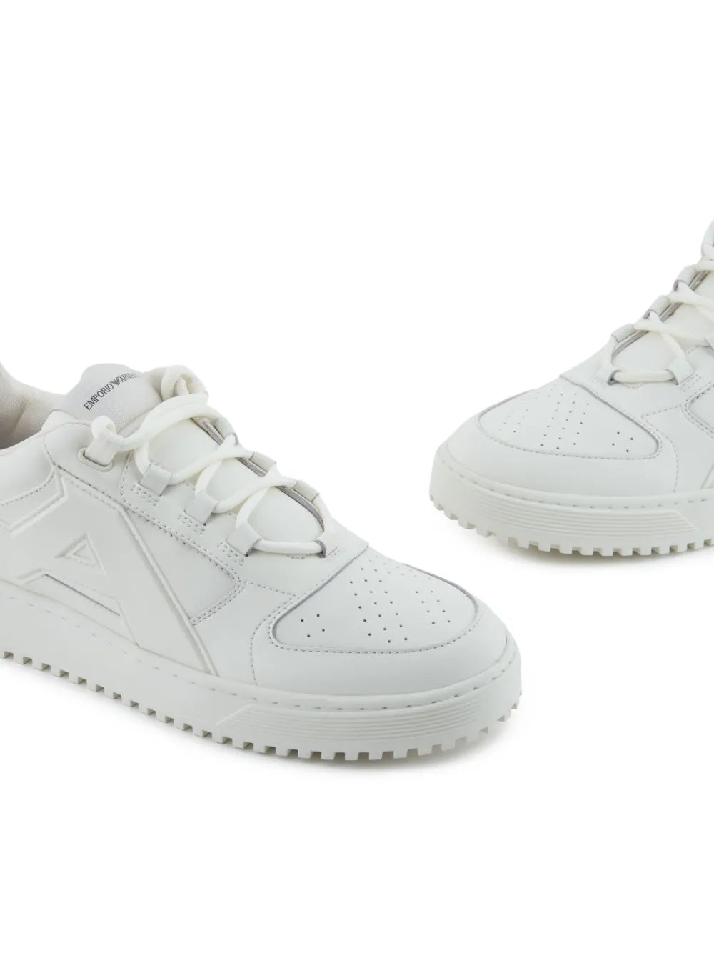 Emporio Armani Maxi-Logo Lace-Up Sneakers