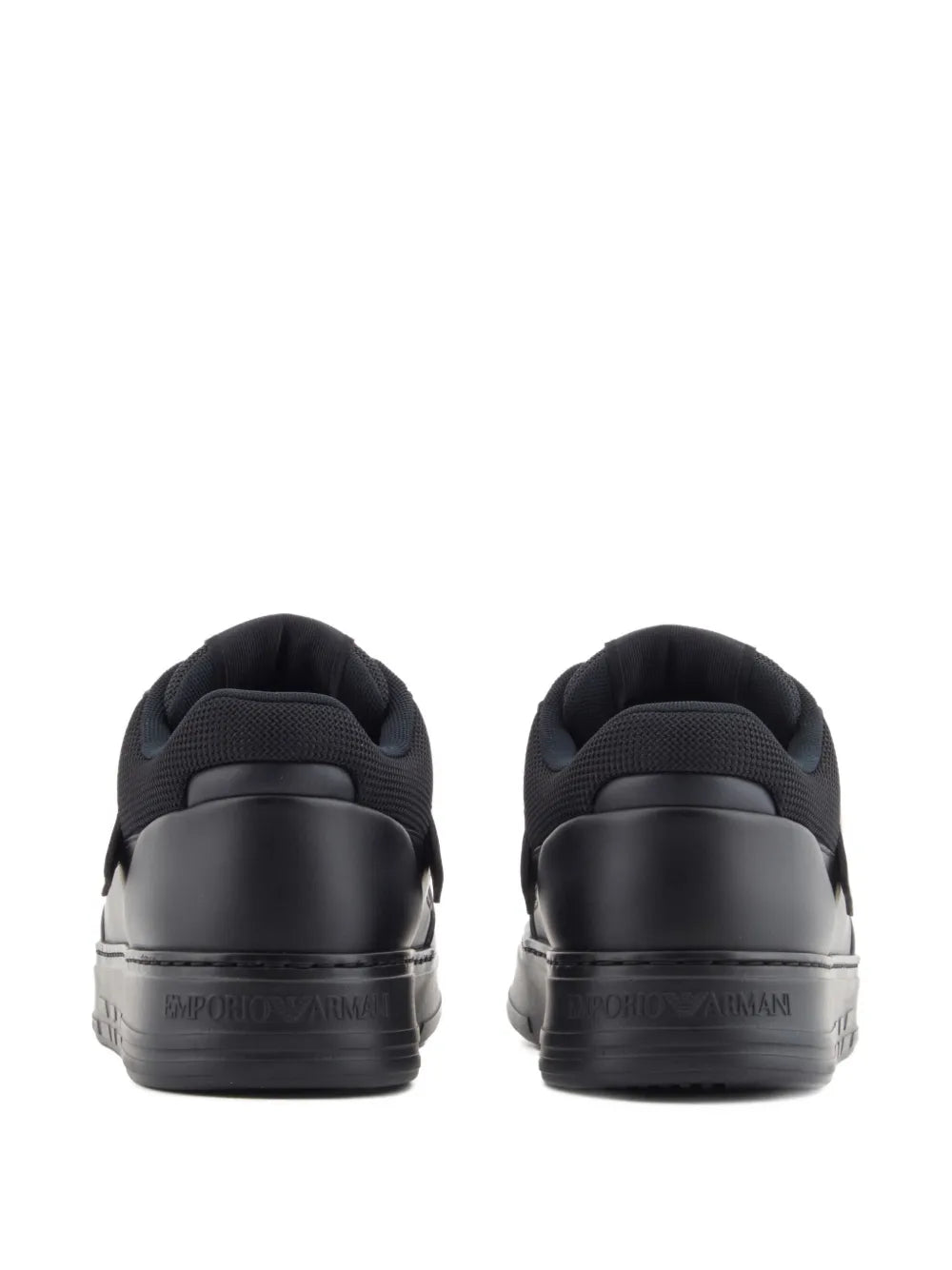 Emporio Armani Leather Panelled Sneakers