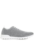 Kiton Knitted Lace-Up Sneakers