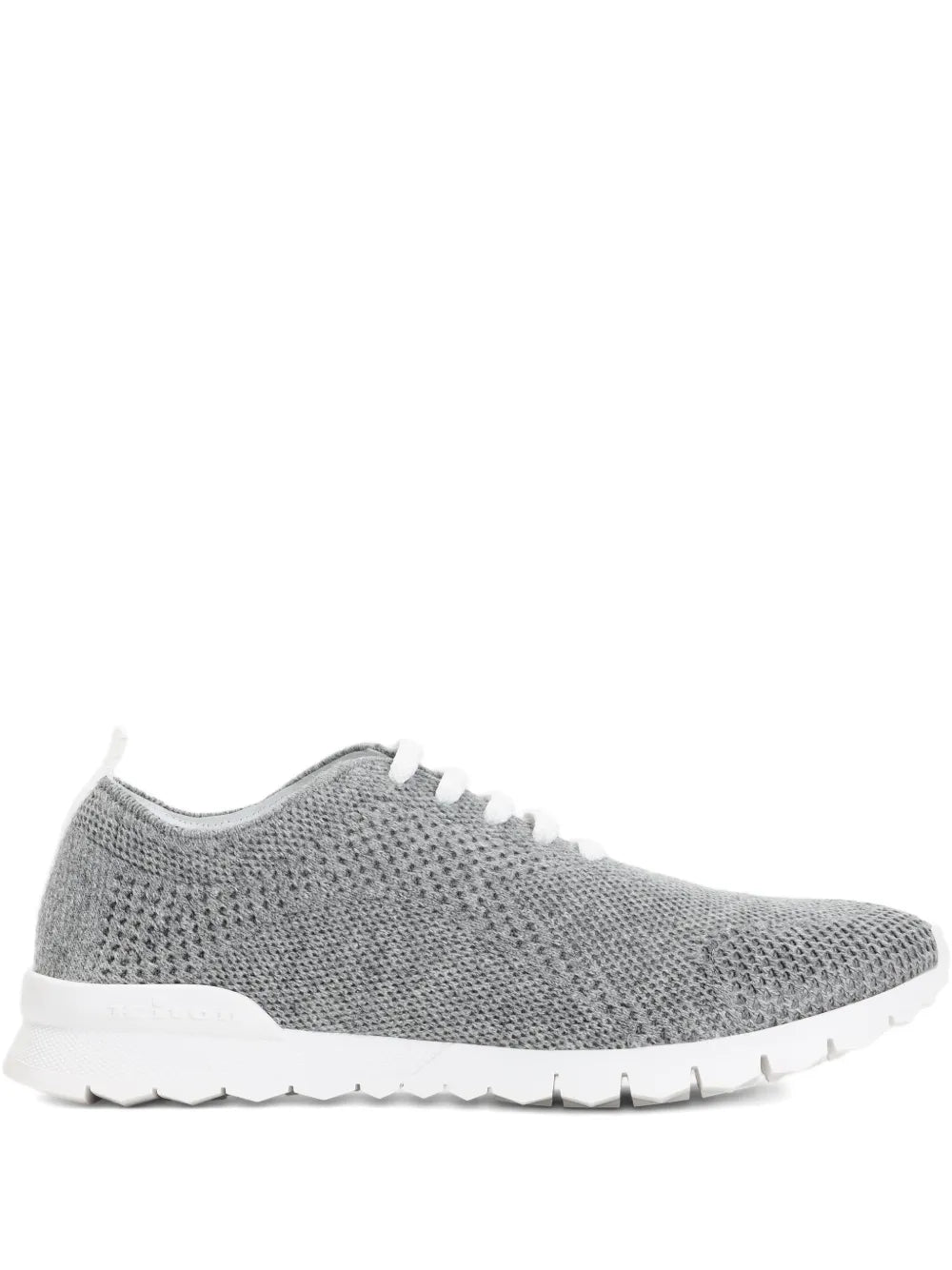 Kiton Knitted Lace-Up Sneakers