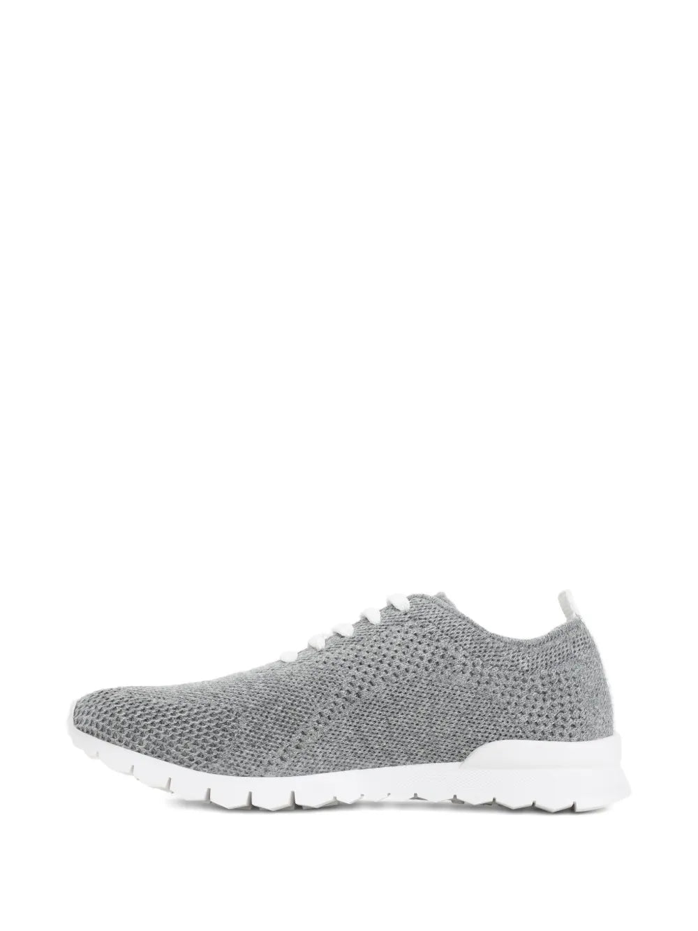 Kiton Knitted Lace-Up Sneakers