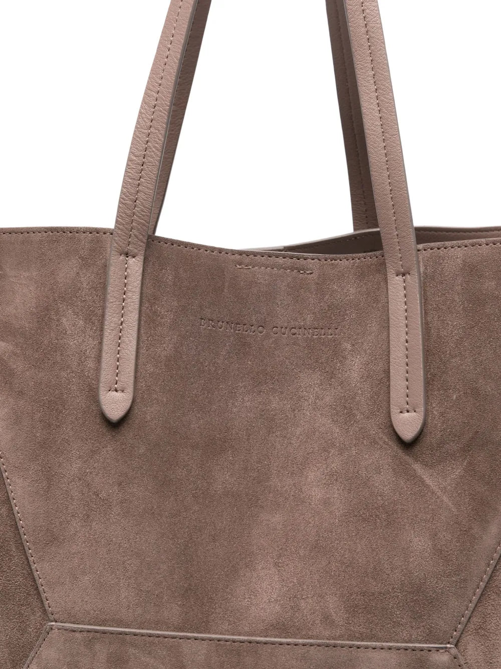 Brunello Cucinellisuede tote bag