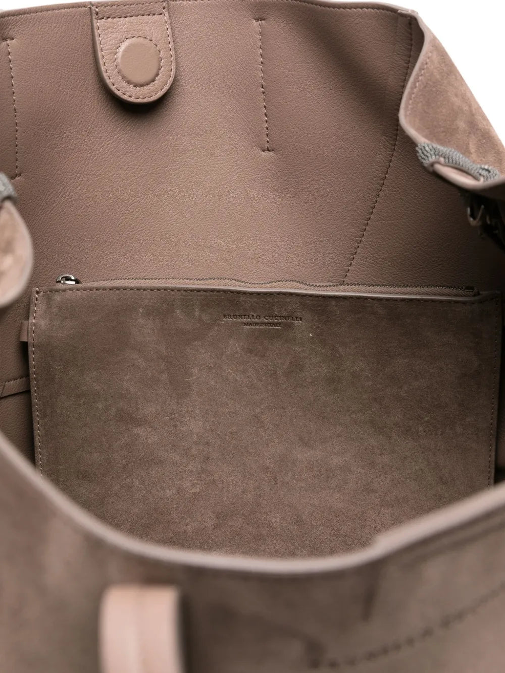 Brunello Cucinellisuede tote bag