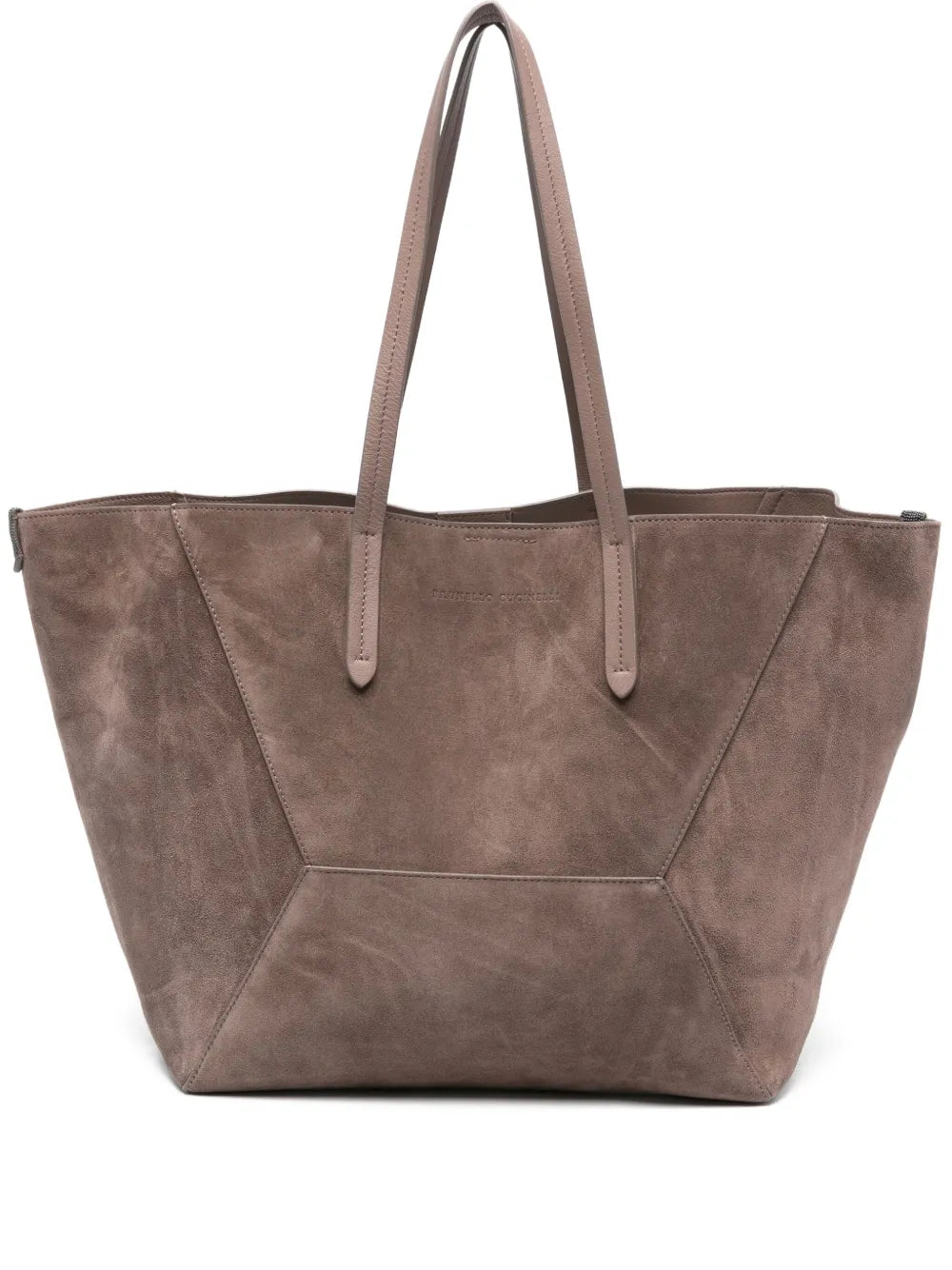 Brunello Cucinellisuede tote bag