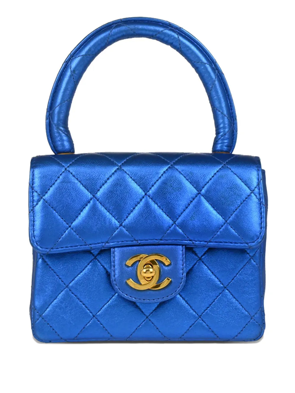 Pre-OwnedCHANEL Pre-Owned1992 mini leather handbag