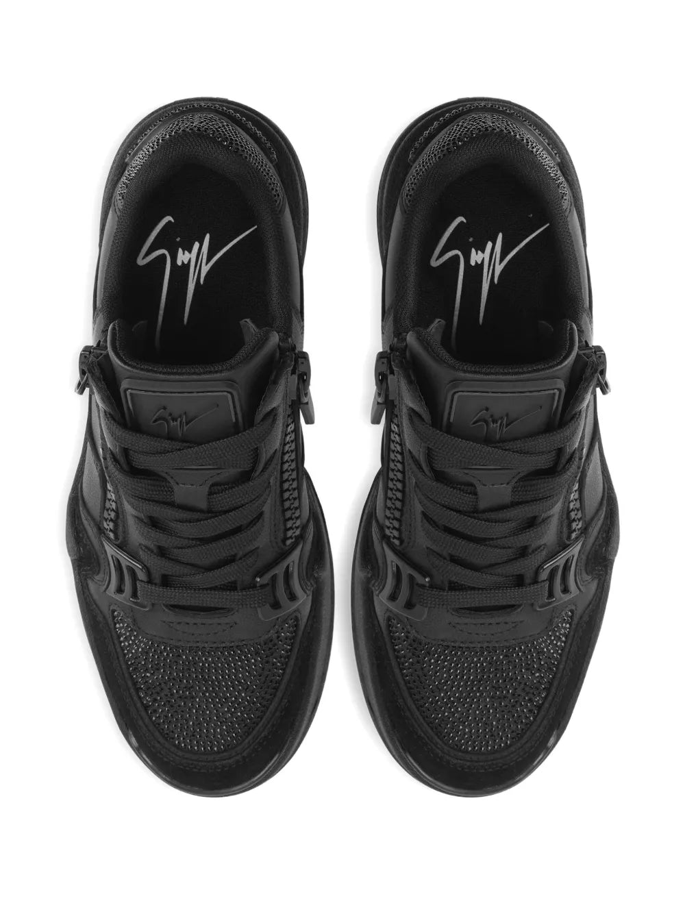 Giuseppe Zanotti Gz-Ghost Zip Embellished Sneakers