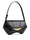 Giuseppe ZanottiGz Day and Night snakeskin curved shoulder bag