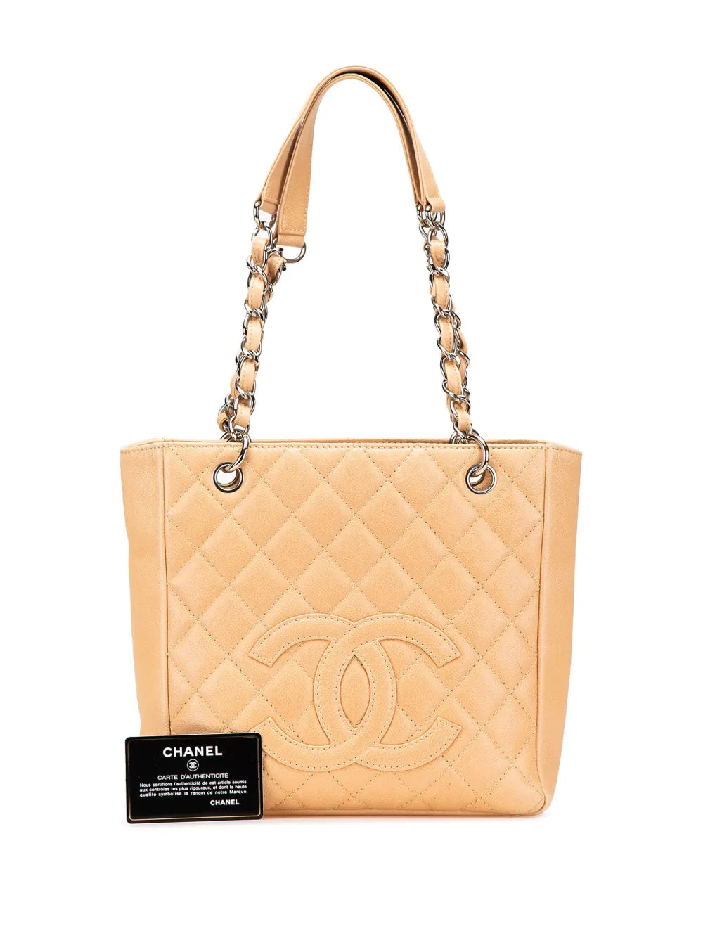 Pre-OwnedCHANEL Pre-Owned2008-2009 Caviar Petite Shopping tote bag