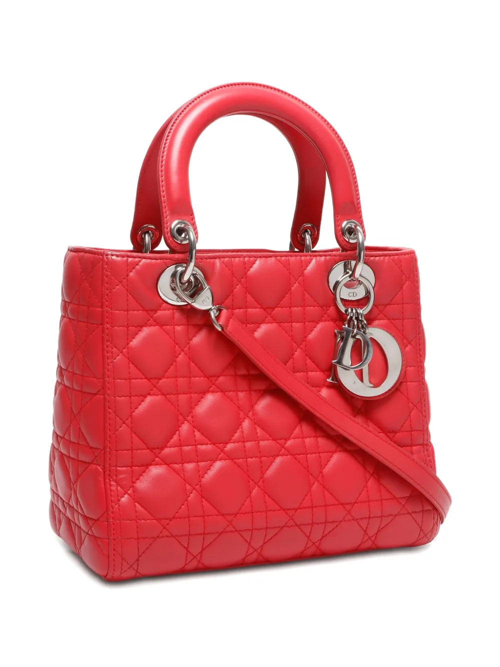 Pre-OwnedChristian Dior Pre-Owned2000-2015 medium Lady Dior two-way tote bag