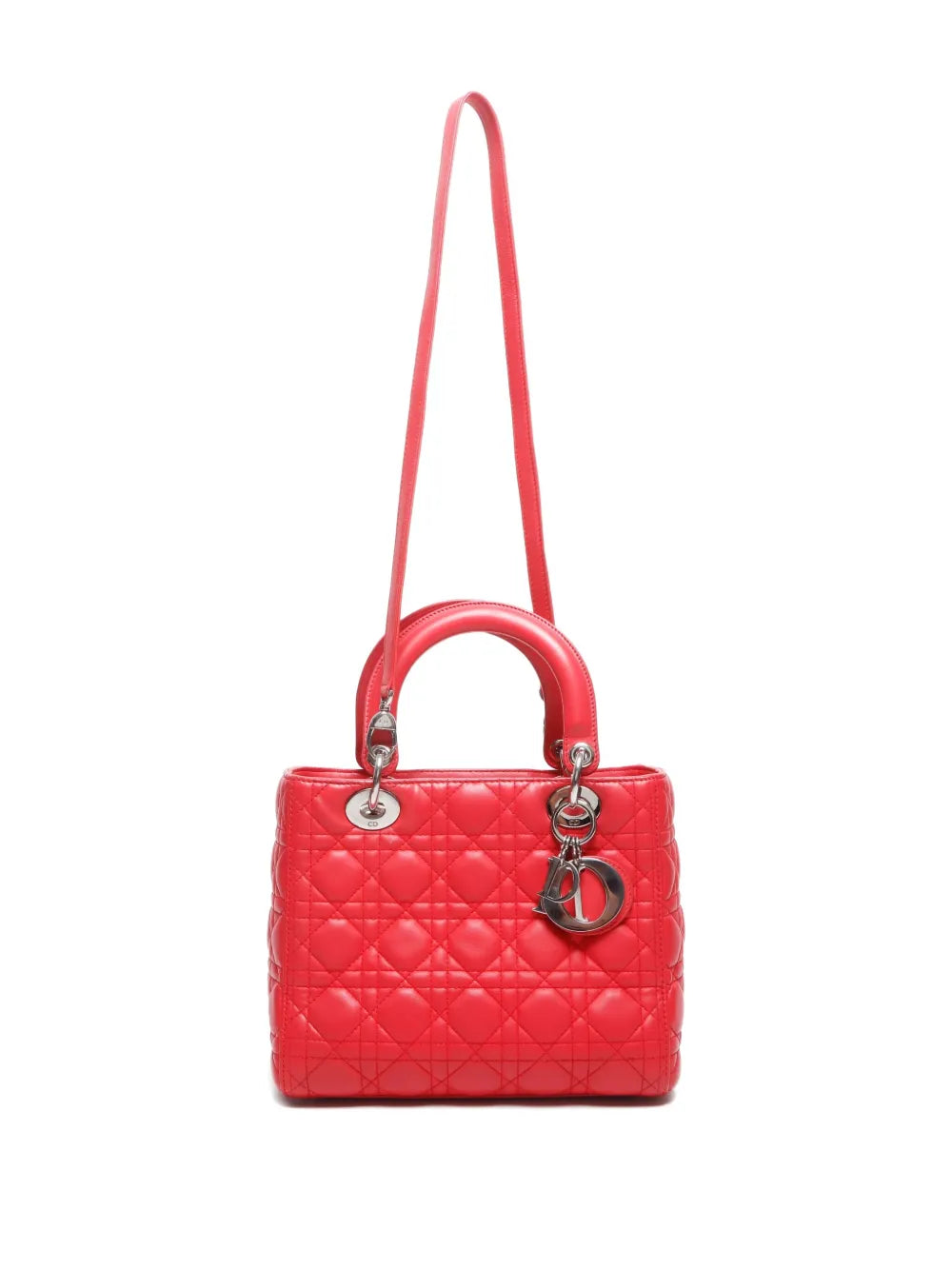Pre-OwnedChristian Dior Pre-Owned2000-2015 medium Lady Dior two-way tote bag