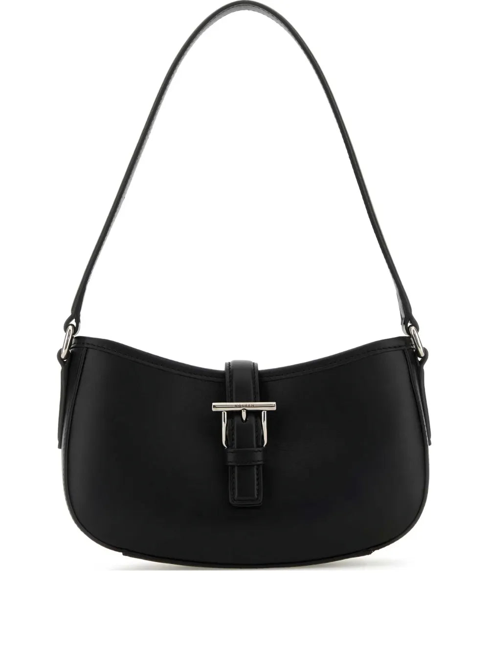 Alexander McQueenMini T-Bar buckle-fastening calfskin shoulder bag
