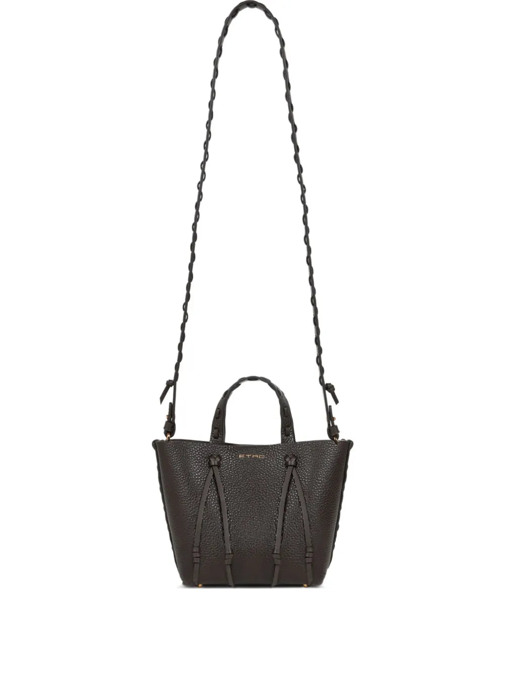ETROmini leather tote bag