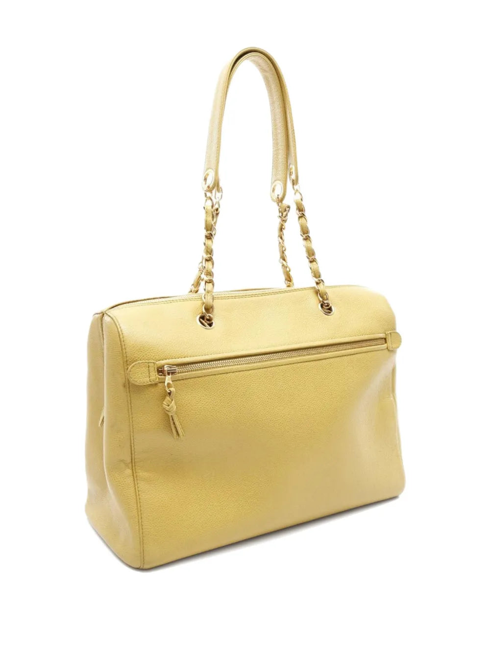 Pre-OwnedCHANEL Pre-Owned1997 caviar-leather chain tote bag
