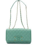 Pre-OwnedCHANEL Pre-Owned2016-2017 small interlocking CC shoulder bag