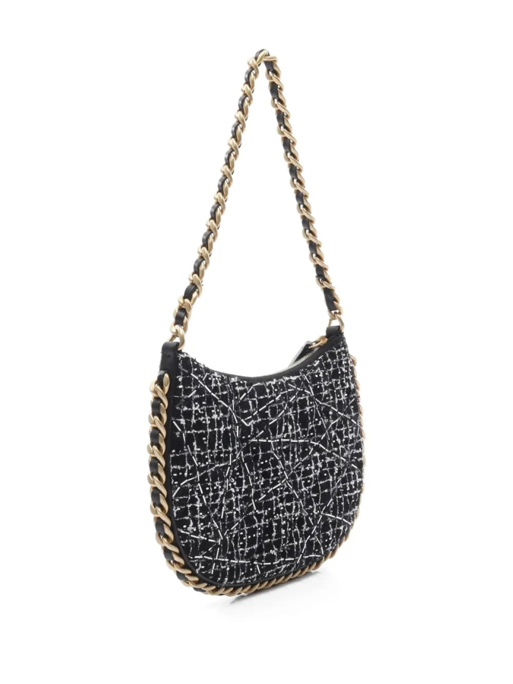 Pre-OwnedCHANEL Pre-Owned2021 tweed chain shoulder bag