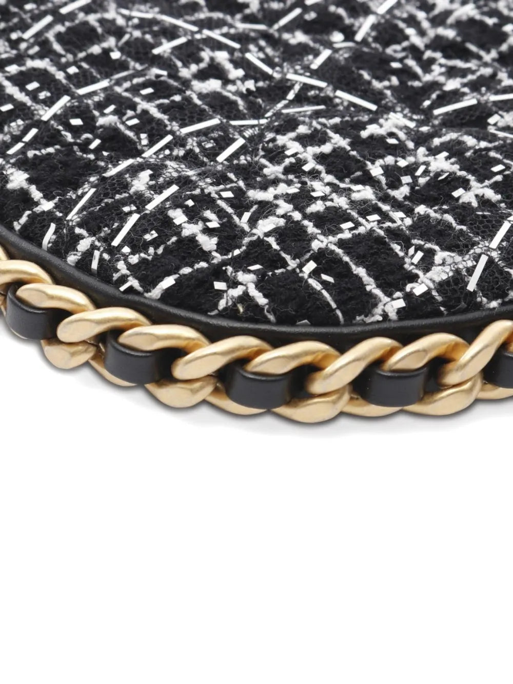 Pre-OwnedCHANEL Pre-Owned2021 tweed chain shoulder bag
