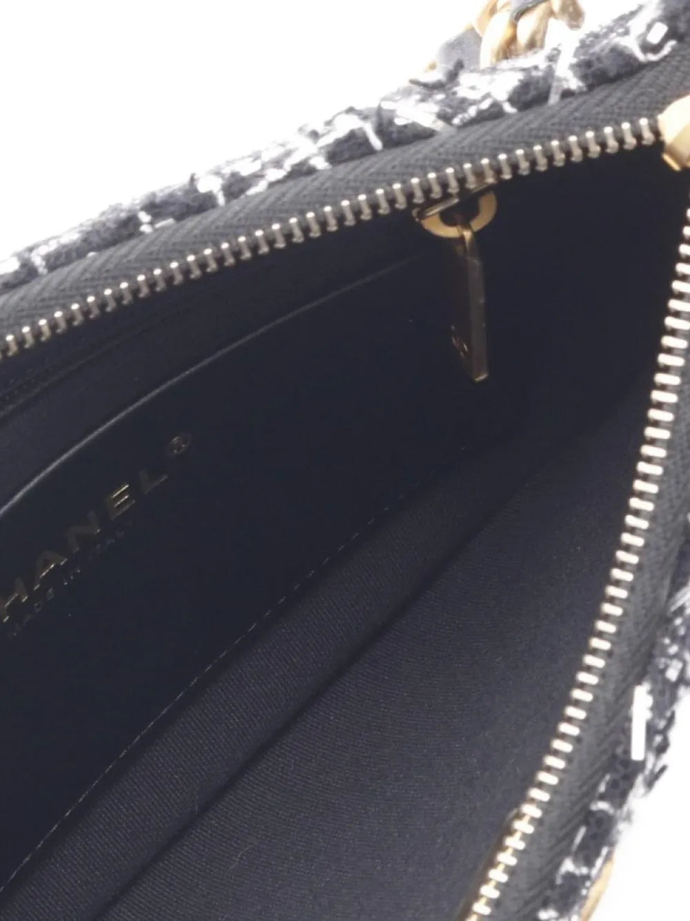 Pre-OwnedCHANEL Pre-Owned2021 tweed chain shoulder bag