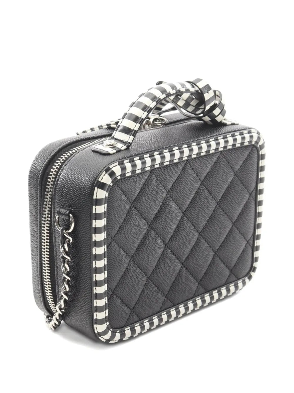 Pre-OwnedCHANEL Pre-Owned2019 CC Filigree stripes shoulder bag