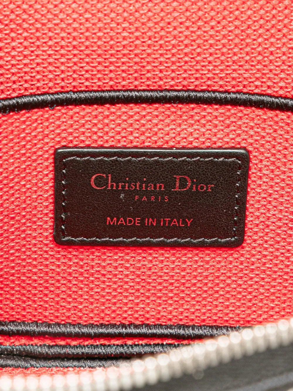 Pre-OwnedChristian Dior Pre-Owned2021 Small Canvas Embroidered D Royaume d Amour Diortravel Case vanity bag