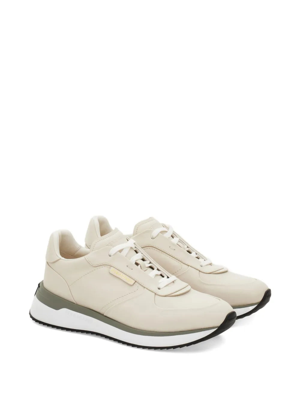 Ferragamo Gancini-Detail Low-Top Sneakers