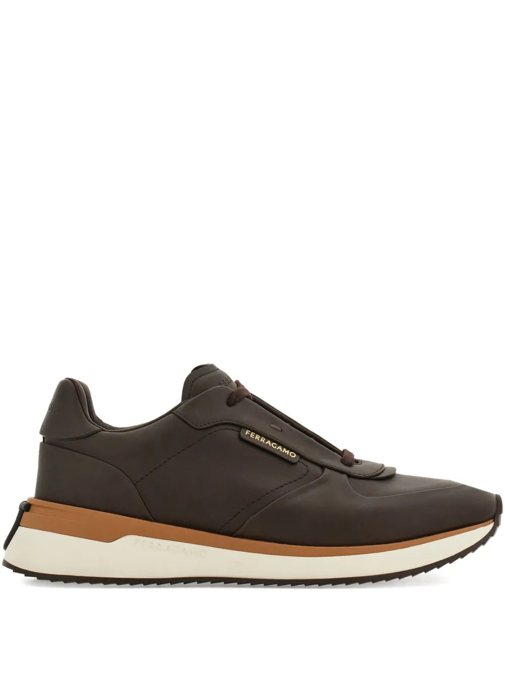 Ferragamo Calfskin Leather Sneakers