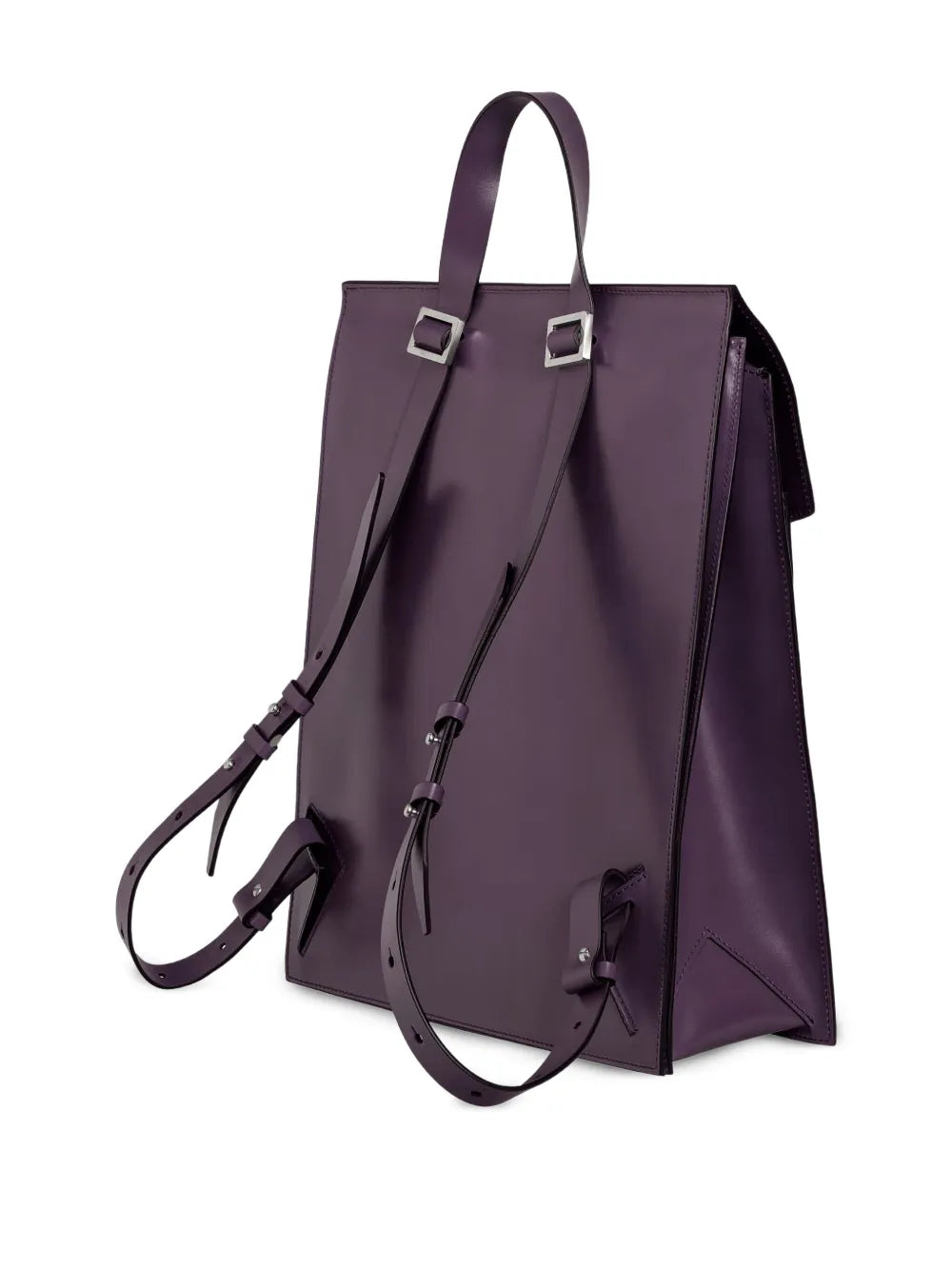 Merryl TielmanClaudie flap-pocket leather backpack