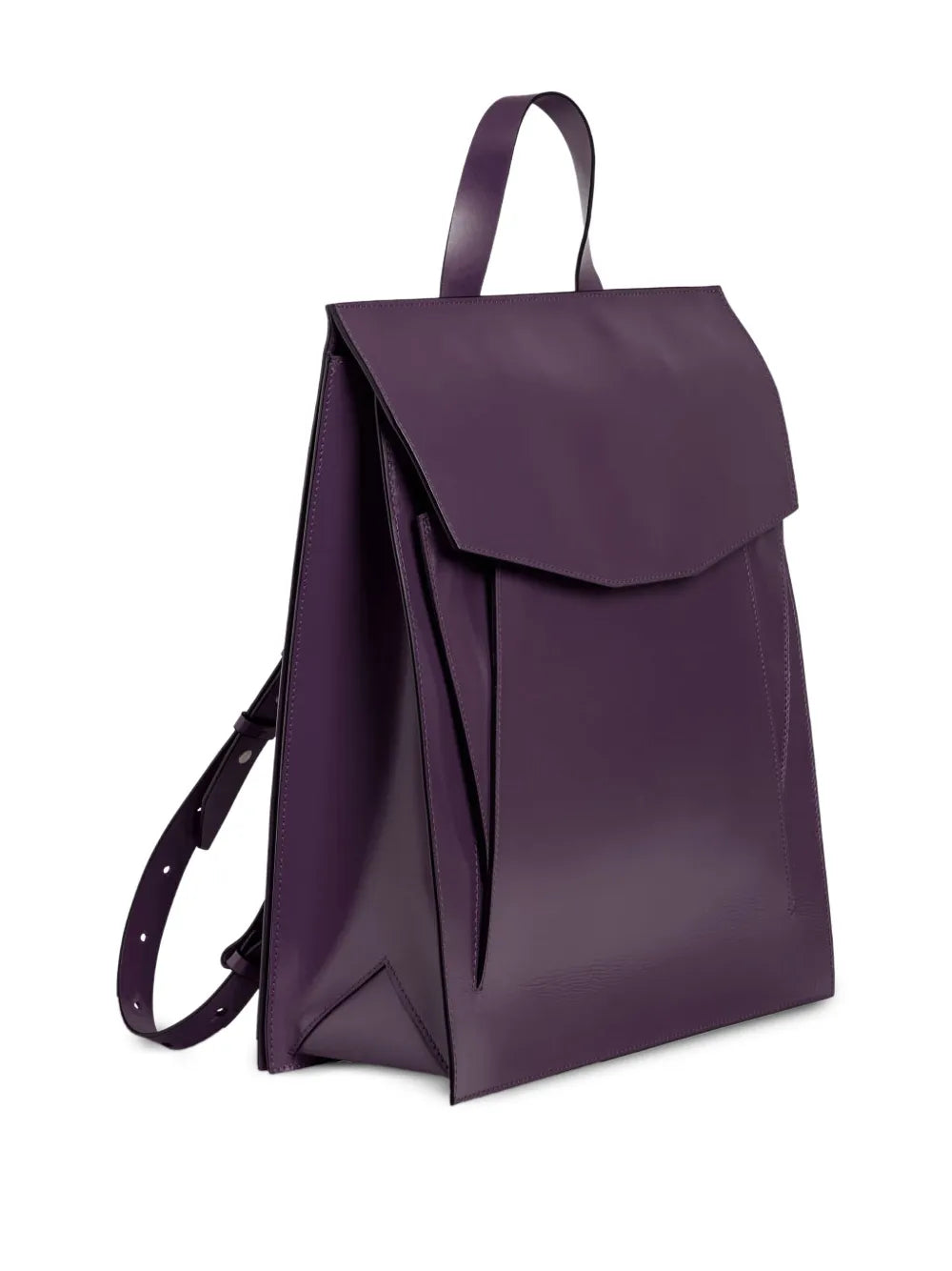 Merryl TielmanClaudie flap-pocket leather backpack