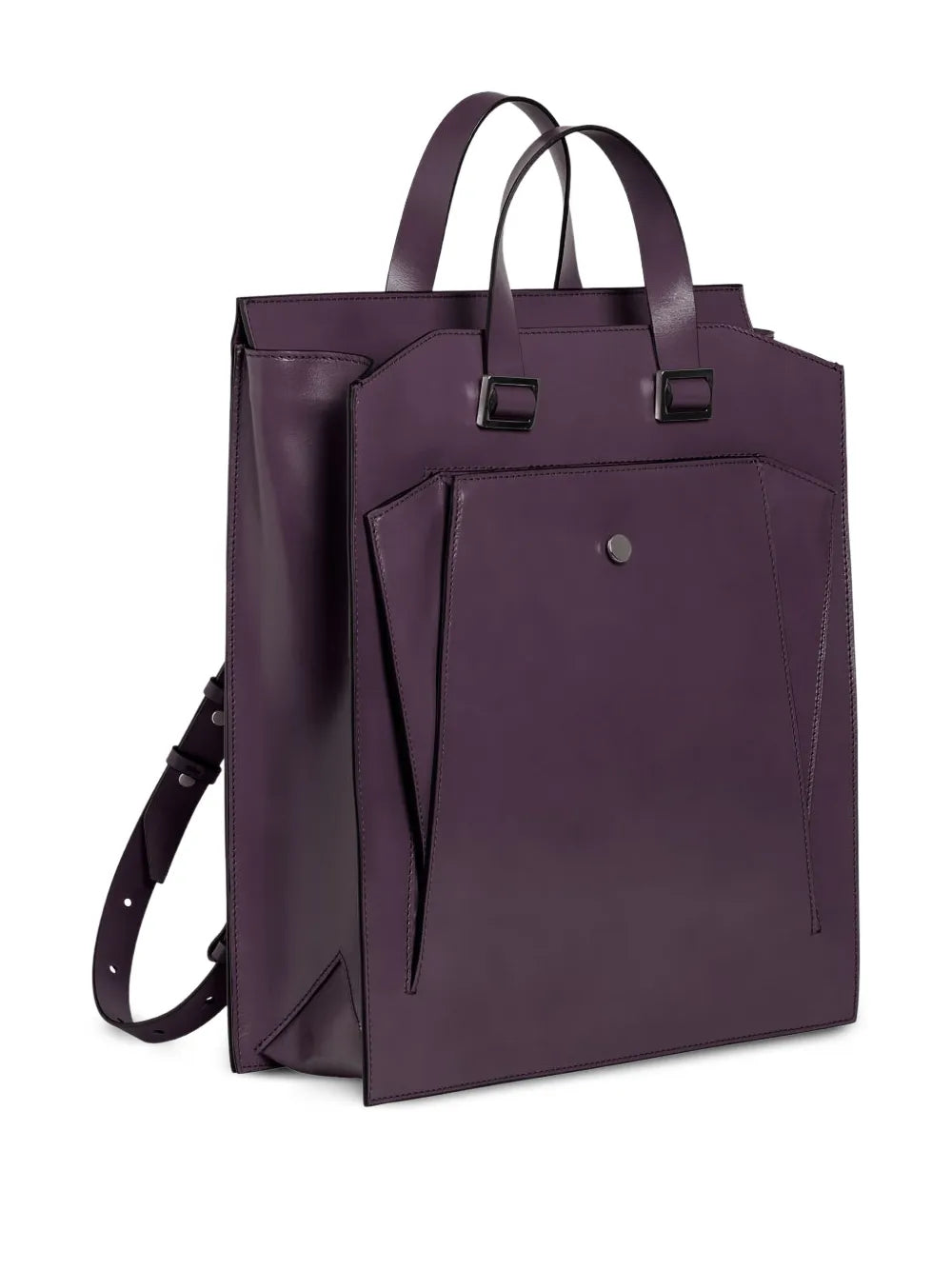Merryl TielmanClaudie flap-pocket leather backpack