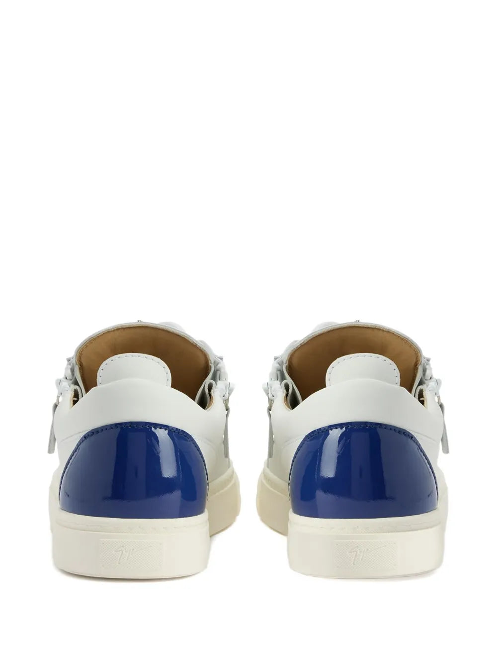 Giuseppe Zanotti Frankie Zip-Detail Leather Trainers