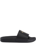 Giuseppe Zanotti Brett Logo-Embellished Leather Slides