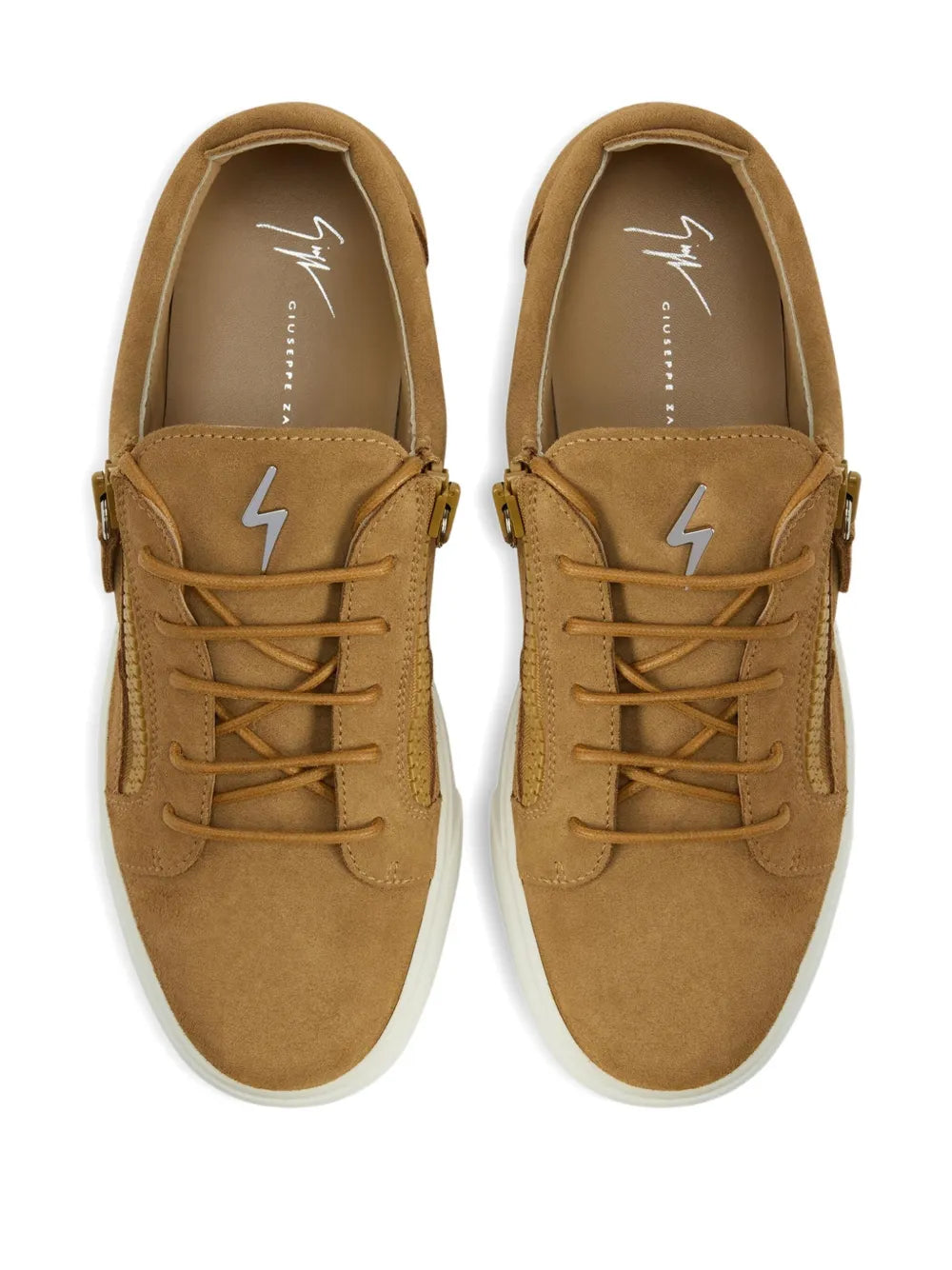 Giuseppe Zanotti Frankie Zip-Fastening Suede Trainers