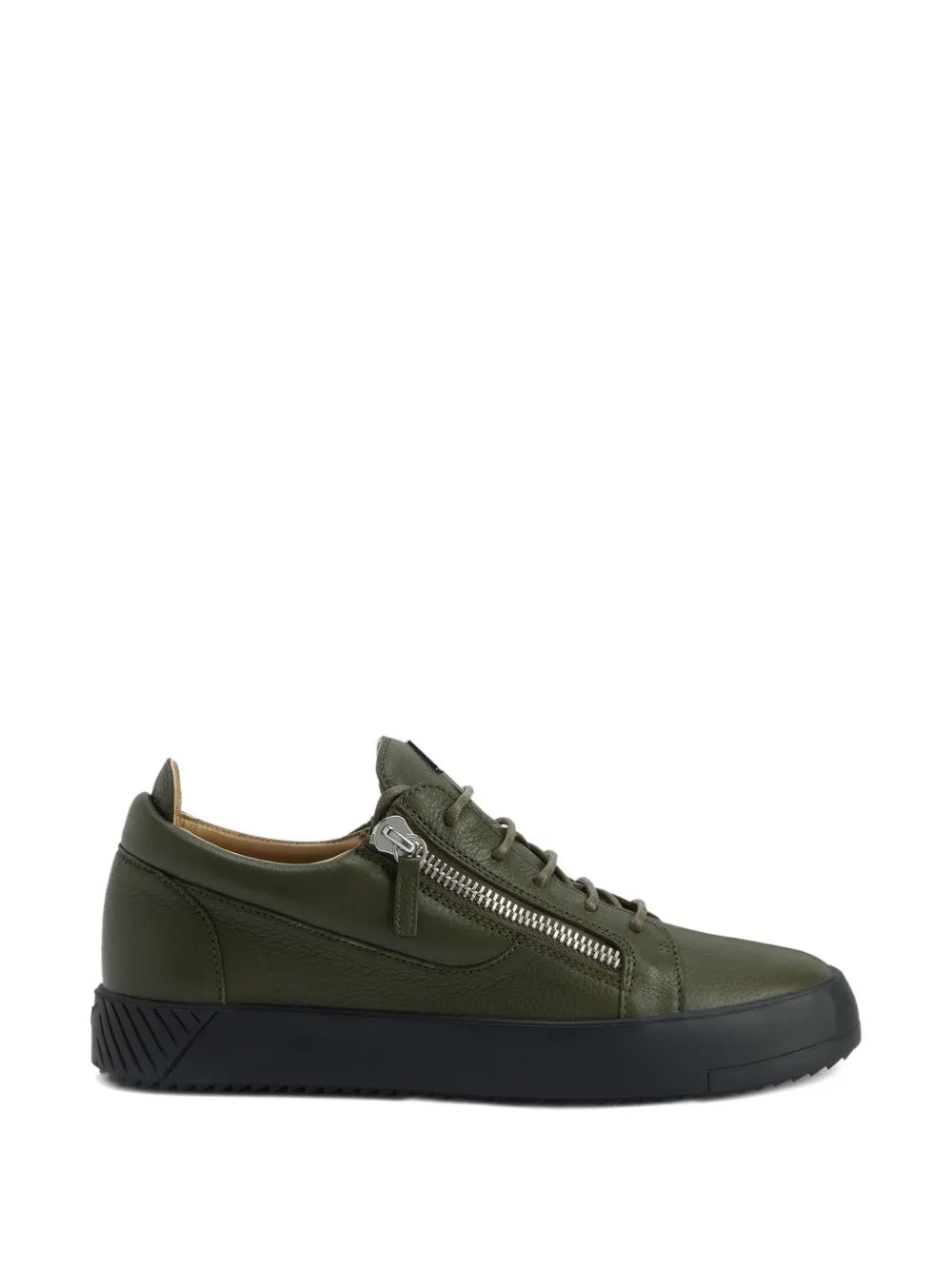 Giuseppe Zanotti Frankie Zip-Detail Leather Sneakers
