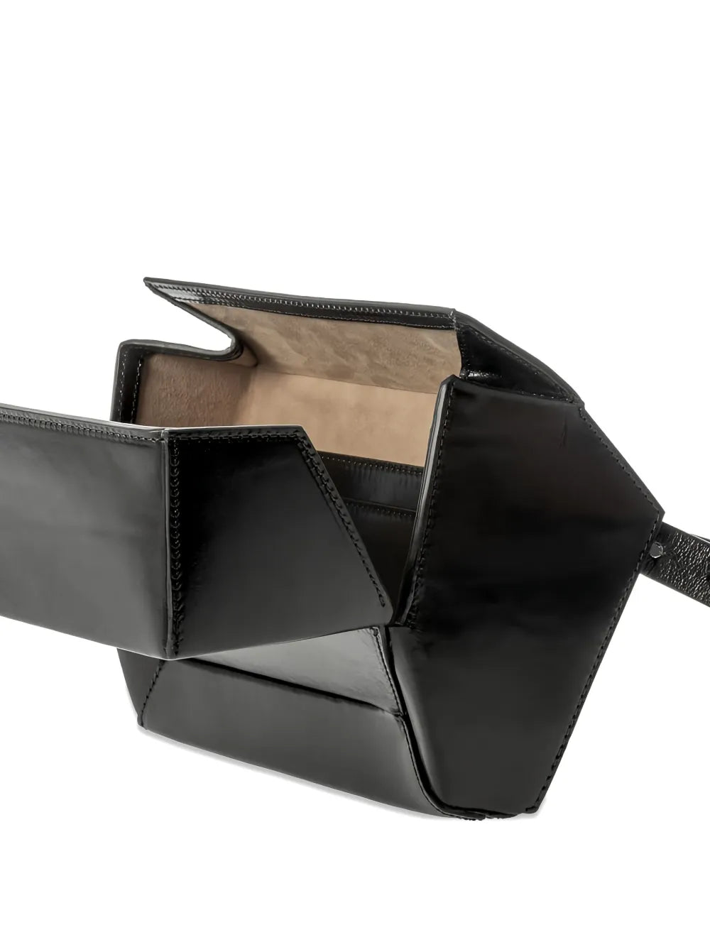 Merryl TielmanDebby geometric-panelled leather belt bag