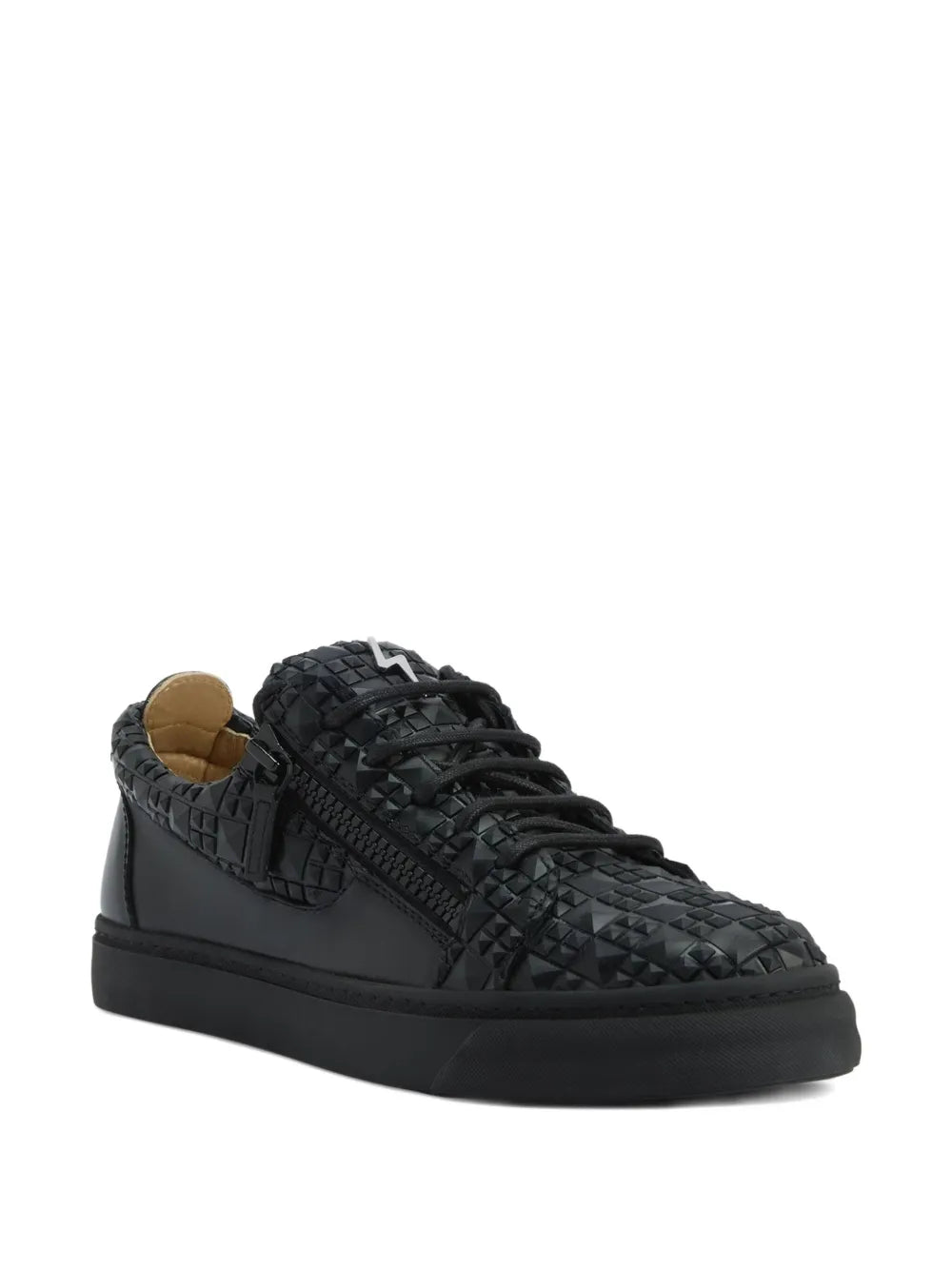 Giuseppe Zanotti The Manhattan Zip-Detail Woven Sneakers