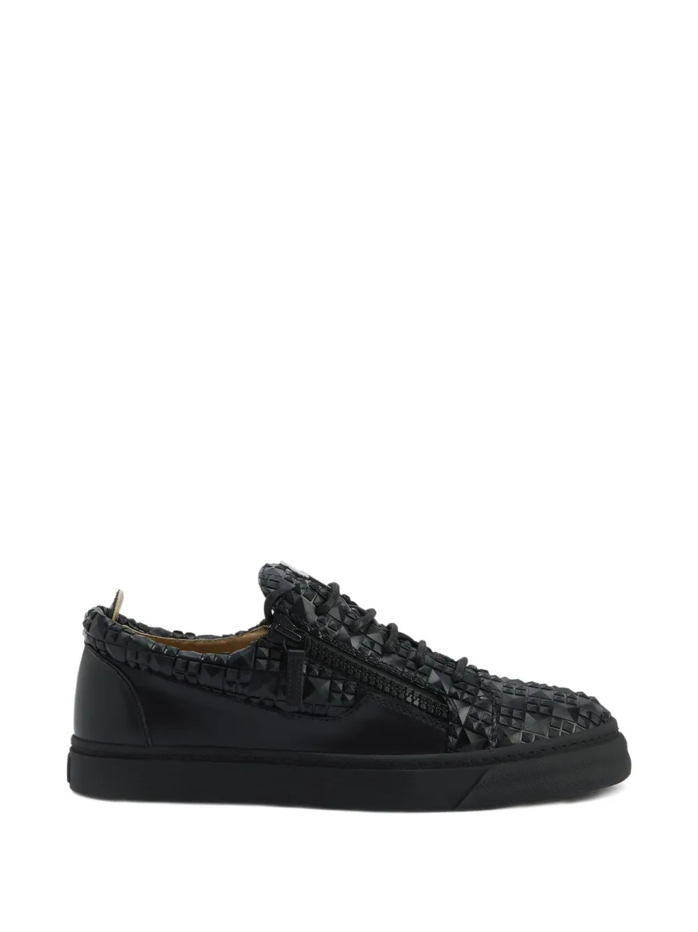 Giuseppe Zanotti The Manhattan Zip-Detail Woven Sneakers