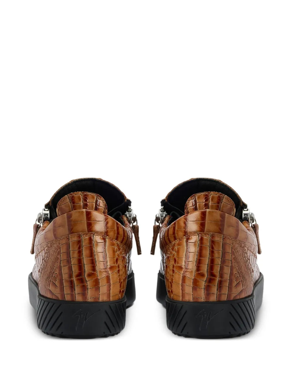 Giuseppe Zanotti Frankie Crocodile-Effect Sneakers
