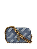 KG Kurt Geigersmall Kensingtin denim chain-strap crossbody bag