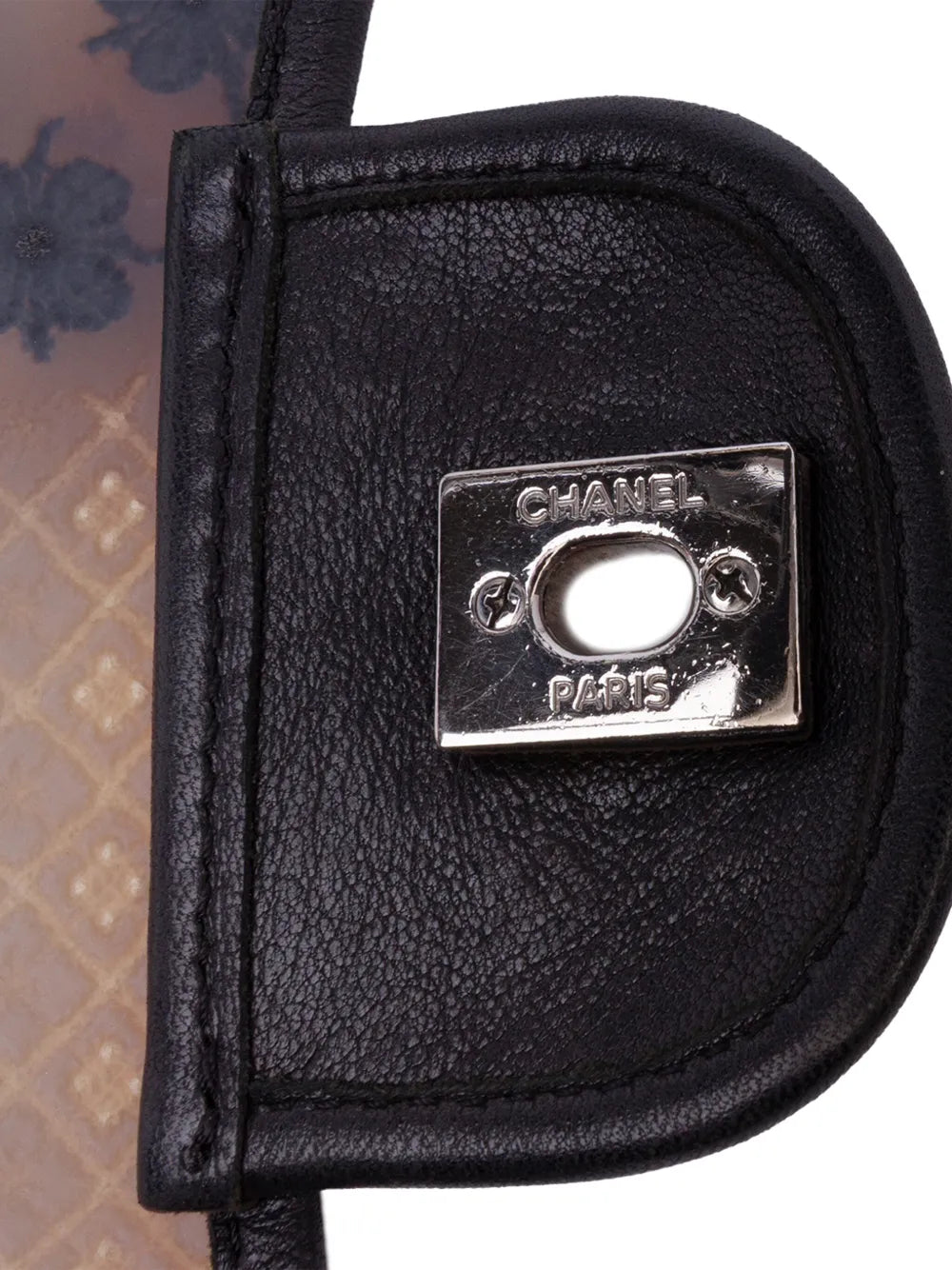 Pre-OwnedCHANEL Pre-Owned2010-2011 Jumbo PVC and Tweed Patchwork Single Flap shoulder bag
